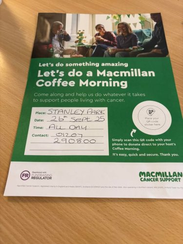 Photo post from Stanley Park Care Home.