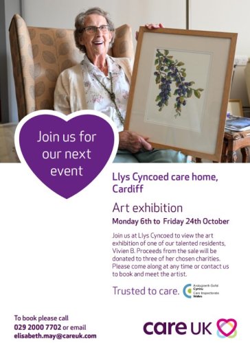 Photo post from Llys Cyncoed Care Home.
