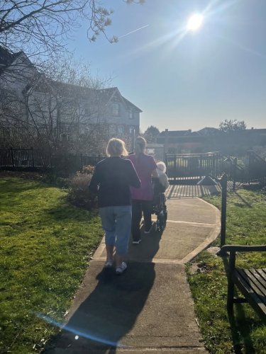 Carousel post from Llys Cyncoed Care Home.