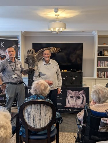 Carousel post from Llys Cyncoed Care Home.