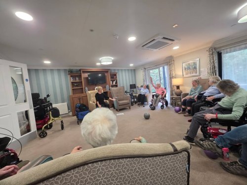 Carousel post from Oxbow Manor Care Home.