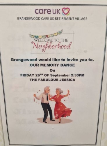 Photo post from Grangewood Care Home.