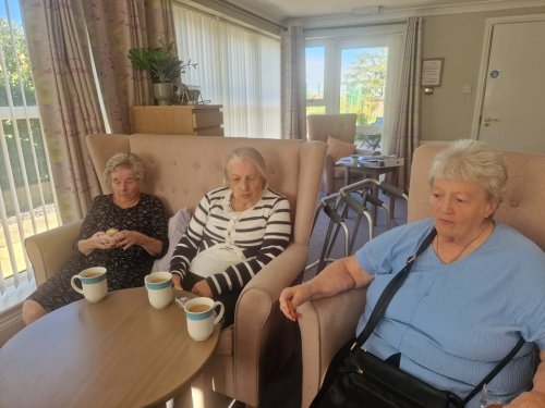 Carousel post from Grangewood Care Home.