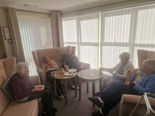 Carousel post from Grangewood Care Home.