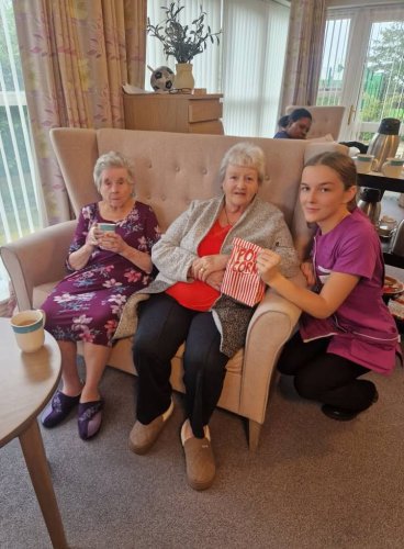 Carousel post from Grangewood Care Home.