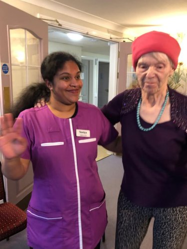 Carousel post from Grangewood Care Home.