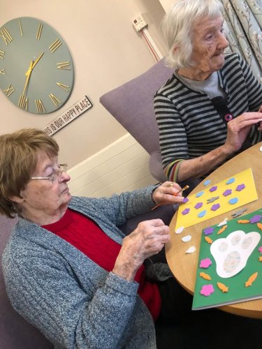 Carousel post from Grangewood Care Home.