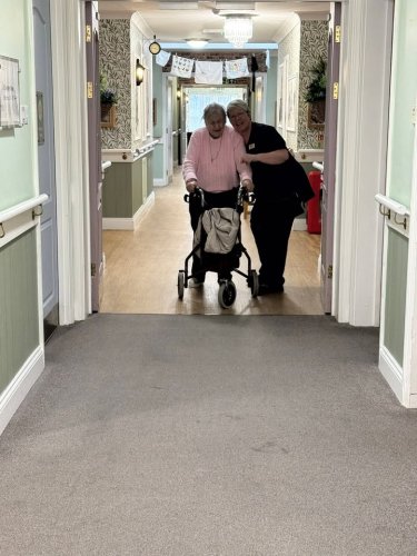 Carousel post from Grangewood Care Home.