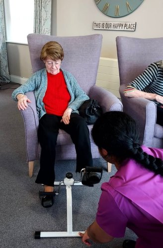 Carousel post from Grangewood Care Home.