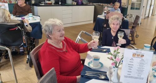 Carousel post from Grangewood Care Home.