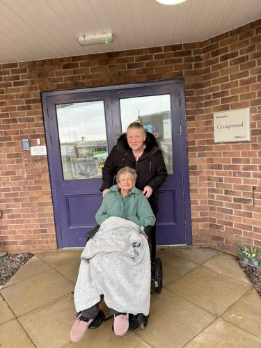 Carousel post from Grangewood Care Home.