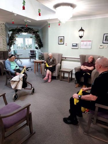 Carousel post from Grangewood Care Home.