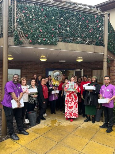 Carousel post from Grangewood Care Home.