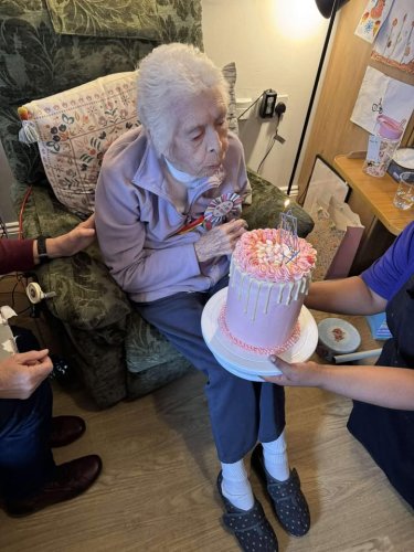 Carousel post from Grangewood Care Home.