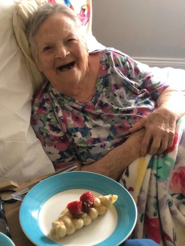 Carousel post from Grangewood Care Home.