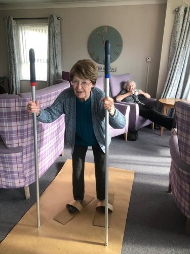 Carousel post from Grangewood Care Home.