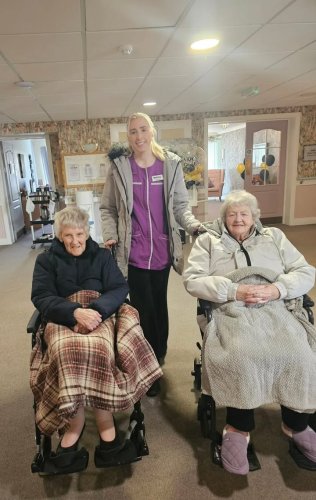 Carousel post from Grangewood Care Home.