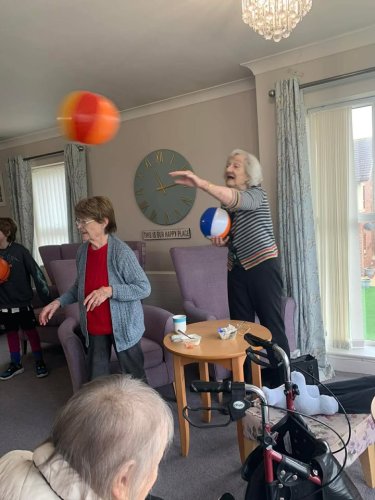 Carousel post from Grangewood Care Home.