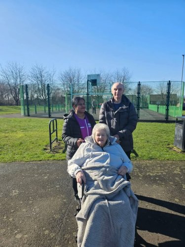 Carousel post from Grangewood Care Home.