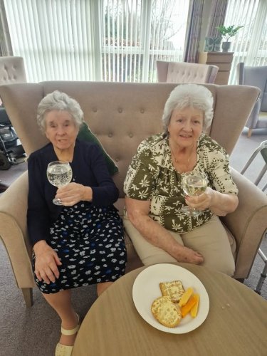 Carousel post from Grangewood Care Home.