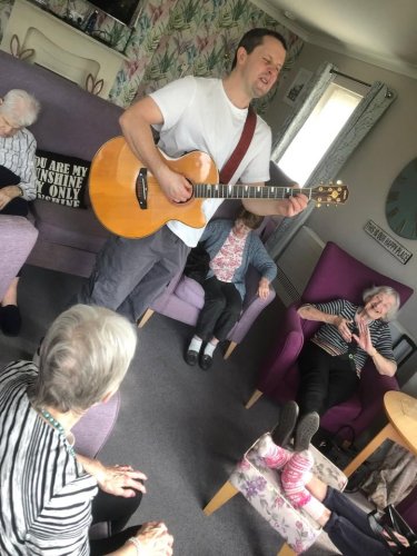 Carousel post from Grangewood Care Home.