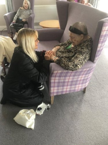 Carousel post from Grangewood Care Home.