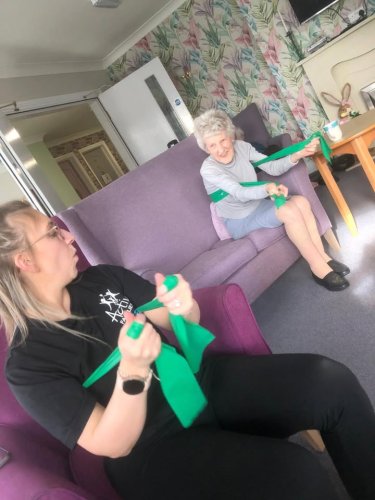 Carousel post from Grangewood Care Home.