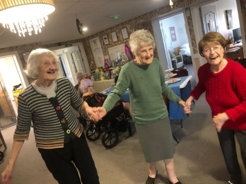 Carousel post from Grangewood Care Home.