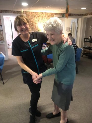 Carousel post from Grangewood Care Home.