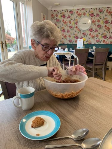 Carousel post from Grangewood Care Home.