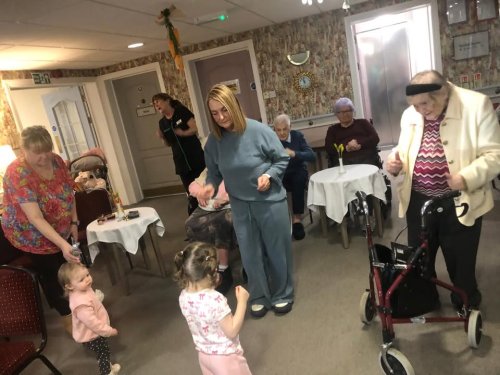 Carousel post from Grangewood Care Home.