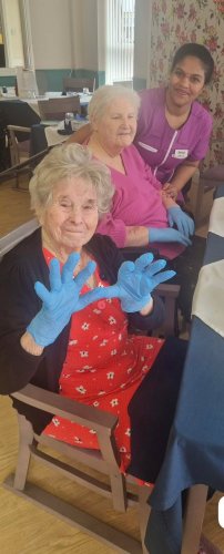 Carousel post from Grangewood Care Home.