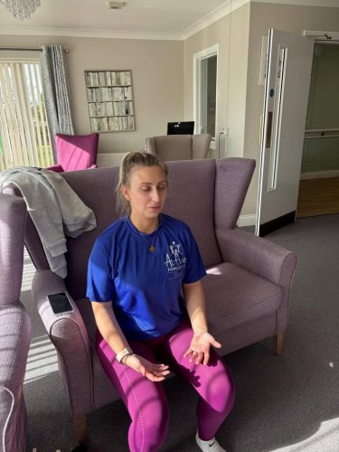 Carousel post from Grangewood Care Home.