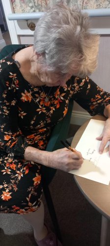 Carousel post from Grangewood Care Home.