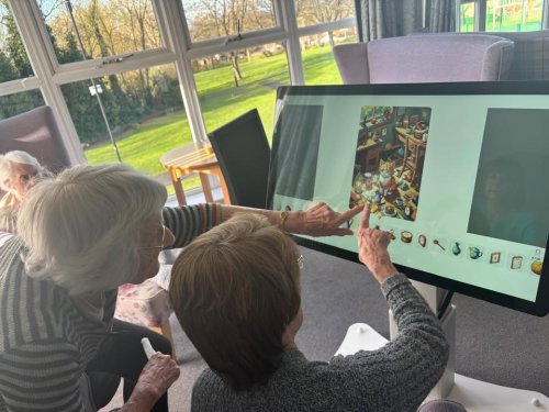 Carousel post from Grangewood Care Home.