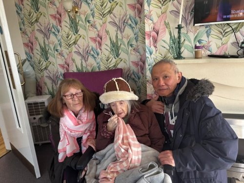 Carousel post from Grangewood Care Home.