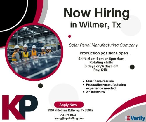 Photo post from KP Staffing Agency (Irving Branch).