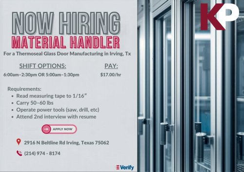 Photo post from KP Staffing Agency (Irving Branch).