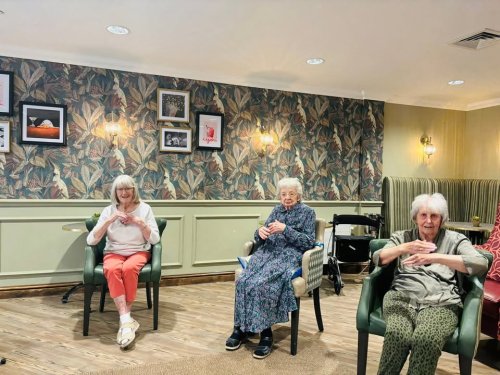 Carousel post from Cuttlebrook Hall Care Home.