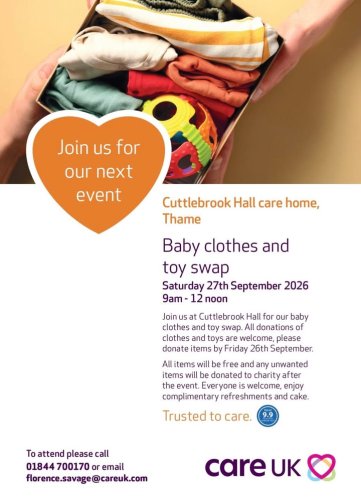 Photo post from Cuttlebrook Hall Care Home.