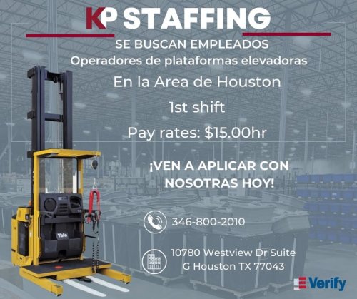 Photo post from KP Staffing Agency (West Houston Branch).