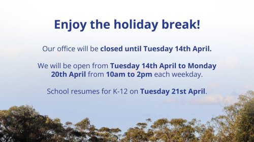 Photo post from Wycliffe Christian School.