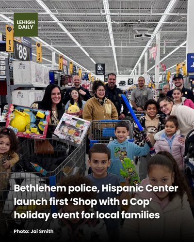 Photo post from Bethlehem Police Department, Bethlehem, PA.