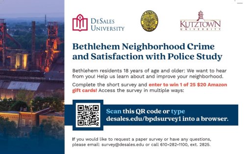 Photo post from Bethlehem Police Department, Bethlehem, PA.