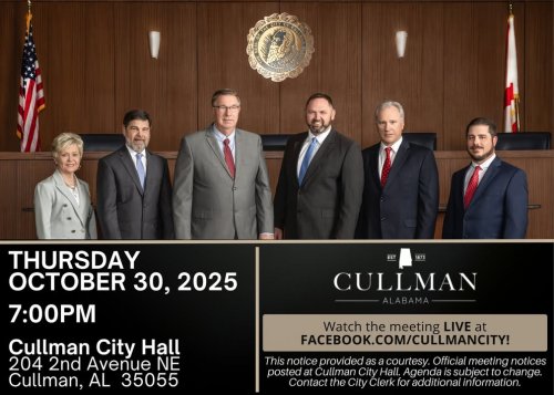 Photo post from City of Cullman - Government.