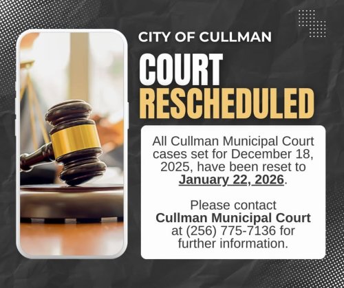 Photo post from City of Cullman - Government.