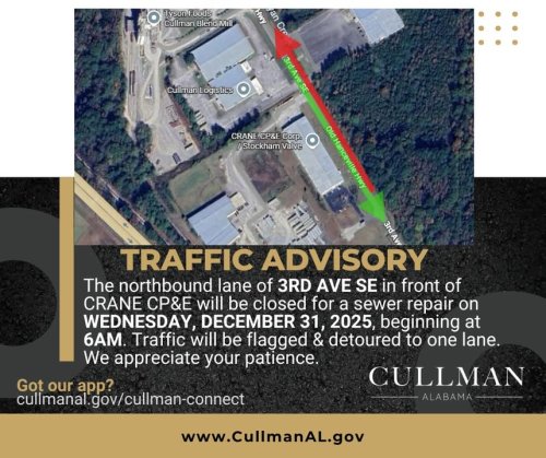 Photo post from City of Cullman - Government.