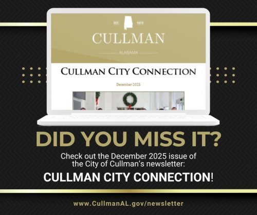 Photo post from City of Cullman - Government.