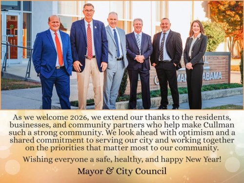 Photo post from City of Cullman - Government.