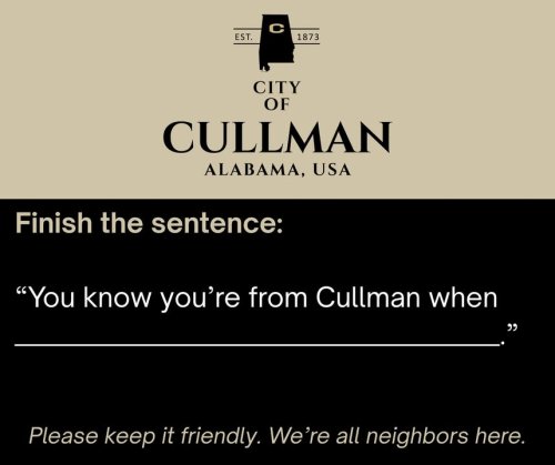 Photo post from City of Cullman - Government.